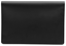 Black Vinyl Top Stub Checkbook Cover
