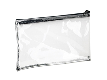 Clear Zipper Bank Bag 5.5 X 10.5