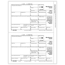 1099 Miscellaneous, Copy C for the Payer and/or State, 1 pg-2 forms