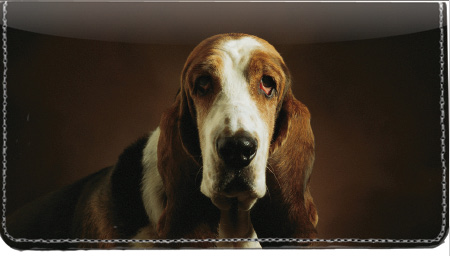 Basset Hound Leather Cover