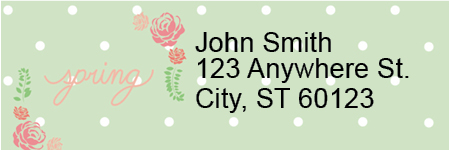 Spring Sayings Address Labels
