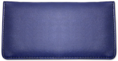 Royal Blue Smooth Leather Cover
