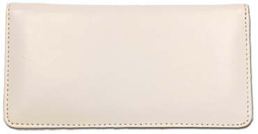 White Smooth Leather Cover