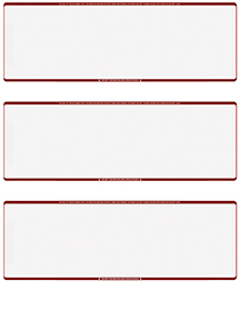 Wallstreet Blank Stock For 3 to a Page Voucher Computer Checks