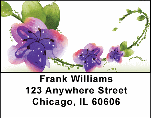 Morning Glory Address Labels