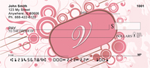 Stylish Monogram V Personal Checks