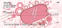 Stylish Monogram X Personal Checks
