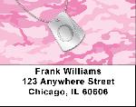 Dog Tag Monogram O Address Labels