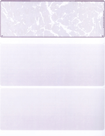 Violet Marble Blank Stock for Computer Voucher Checks Top Style