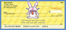 It's Happy Bunny More Insults Personal Checks