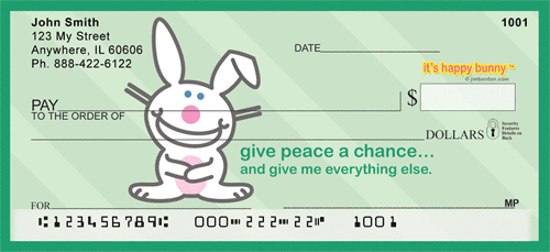 It's Happy Bunny Peace
