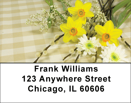 Daffodils Address Labels