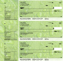 Leaf Designer Deskset Checks