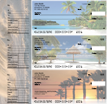 Island Paradise Designer Deskset Checks