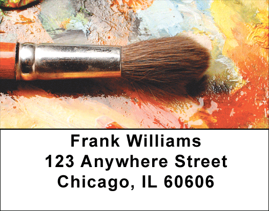 Colorful Palette Address Labels