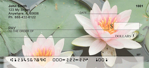 Beauty Within Lilies Personal Checks