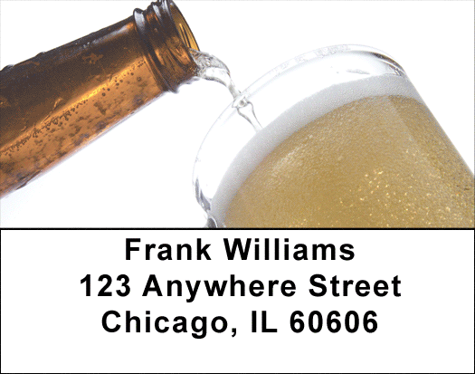 Time for a Cold One Address Labels