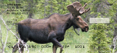 ks of the world`s largest deer will captivate you each time you use your checks.    