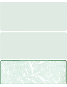 Green Marble Blank Voucher Checks Bottom Style