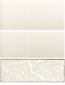 Tan Marble Blank Voucher Checks Bottom Style