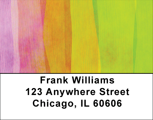 Pastel Brushstrokes Address Labels