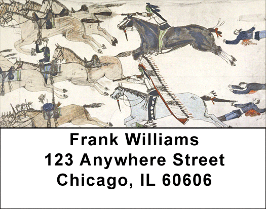 Native American Art Address Labels