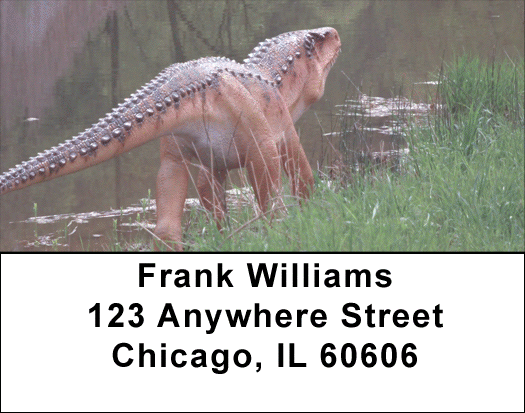 Dinosaurs Roaming Forests & Lakes Address Labels
