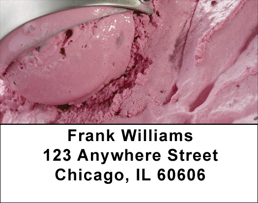 Ice Cream - Rich & Creamy Address Labels