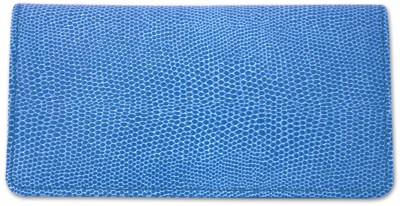 Blue Snakeskin Leather Cover