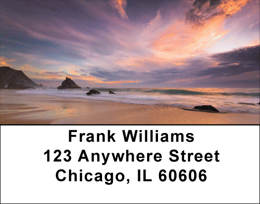 Everchanging Beaches Address Labels