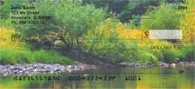 Mountain Brook In Fall Personal Checks