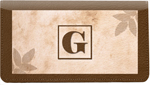 Monogram G Leather Checkbook Cover