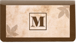 Monogram M Leather Checkbook Cover