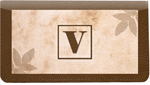 Monogram V Leather Checkbook Cover