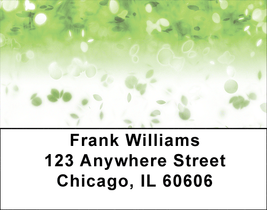 Falling Petals Address Labels