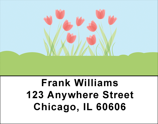 Flower Garden Address Labels