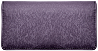 Dark Purple Textured Leather Cover