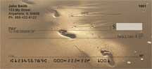 Footprints In The Sand Personal Checks