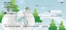Golf Christmas Ornaments Personal Checks