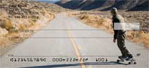Highway On Skateboard Personal Checks