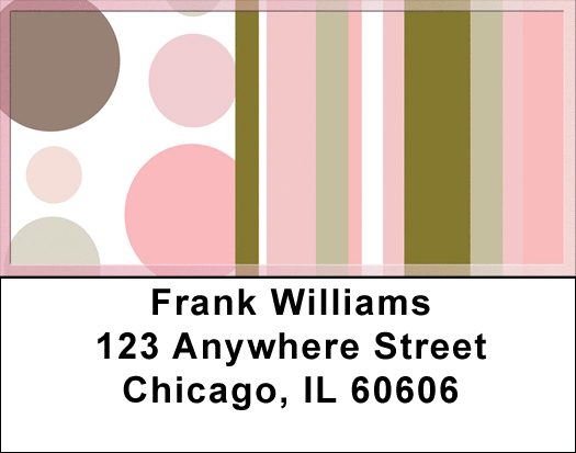 Sassy In Pink Address Labels