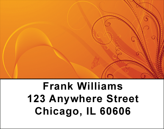 Hot Filigree Florentine Address Labels