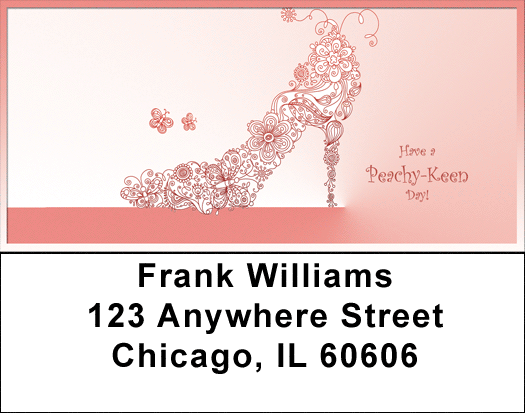 Peachy Keen Days Address Labels