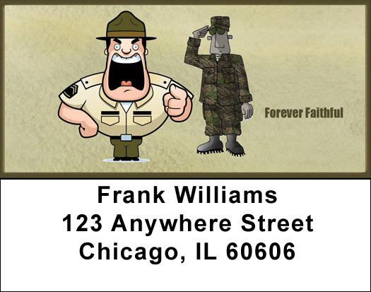 Marine Fun Address Labels
