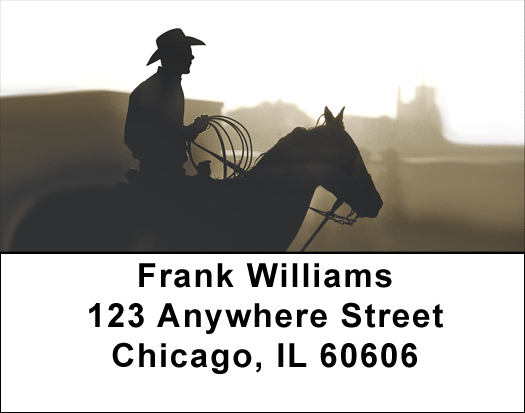 Dusty Cowboys Address Labels