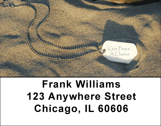 Give Peace A Chance Address Labels