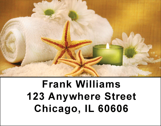 Seashells - Spa Time Address Labels