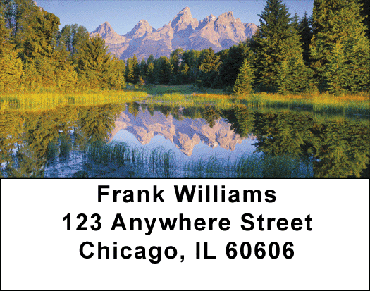 Pristine Mountain Lakes Address Labels