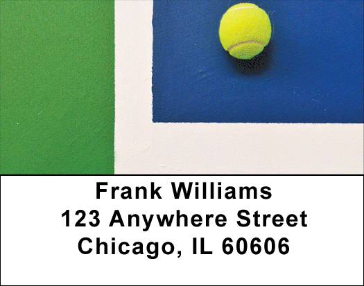 Abstract Tennis Labels