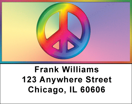 Rainbows For Peace Address Labels